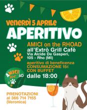 Aperitivo Solidale per gatti randagi di coloni feline di Rho